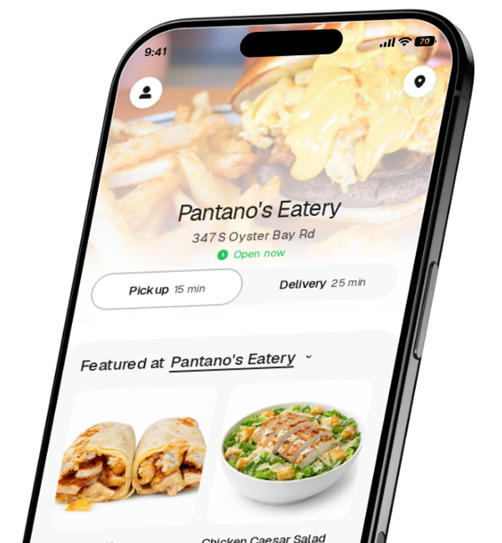 Pantano's Eatery app preview