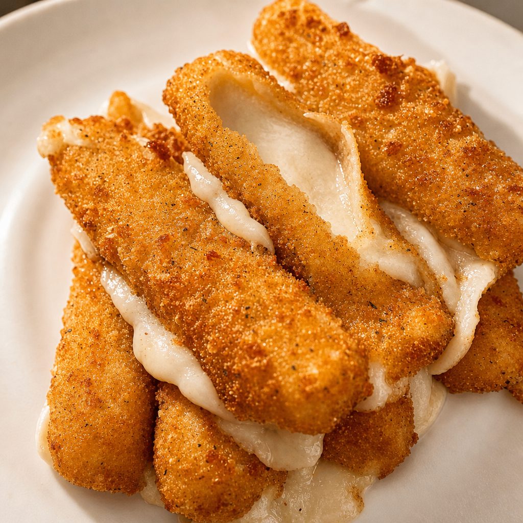 Homemade Cheese Sticks.
