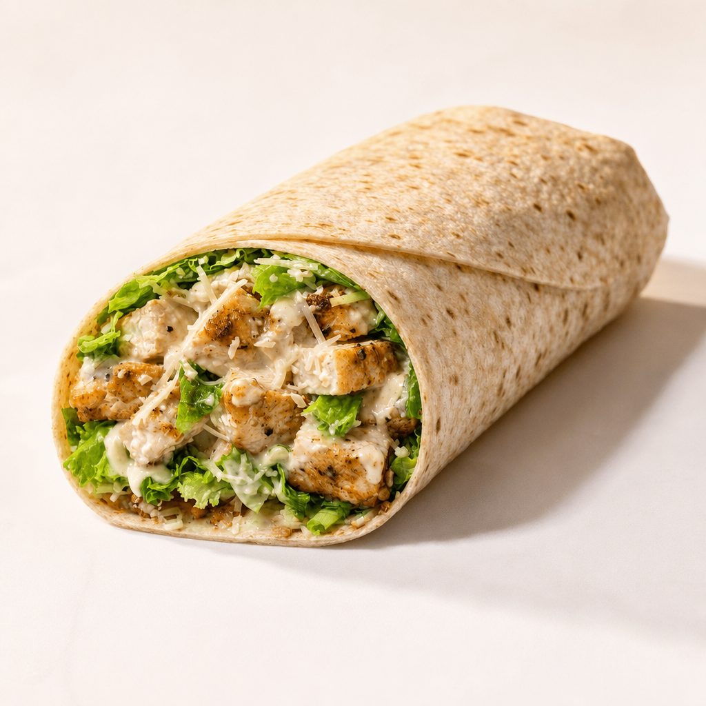 Chicken Ceasar Wrap.