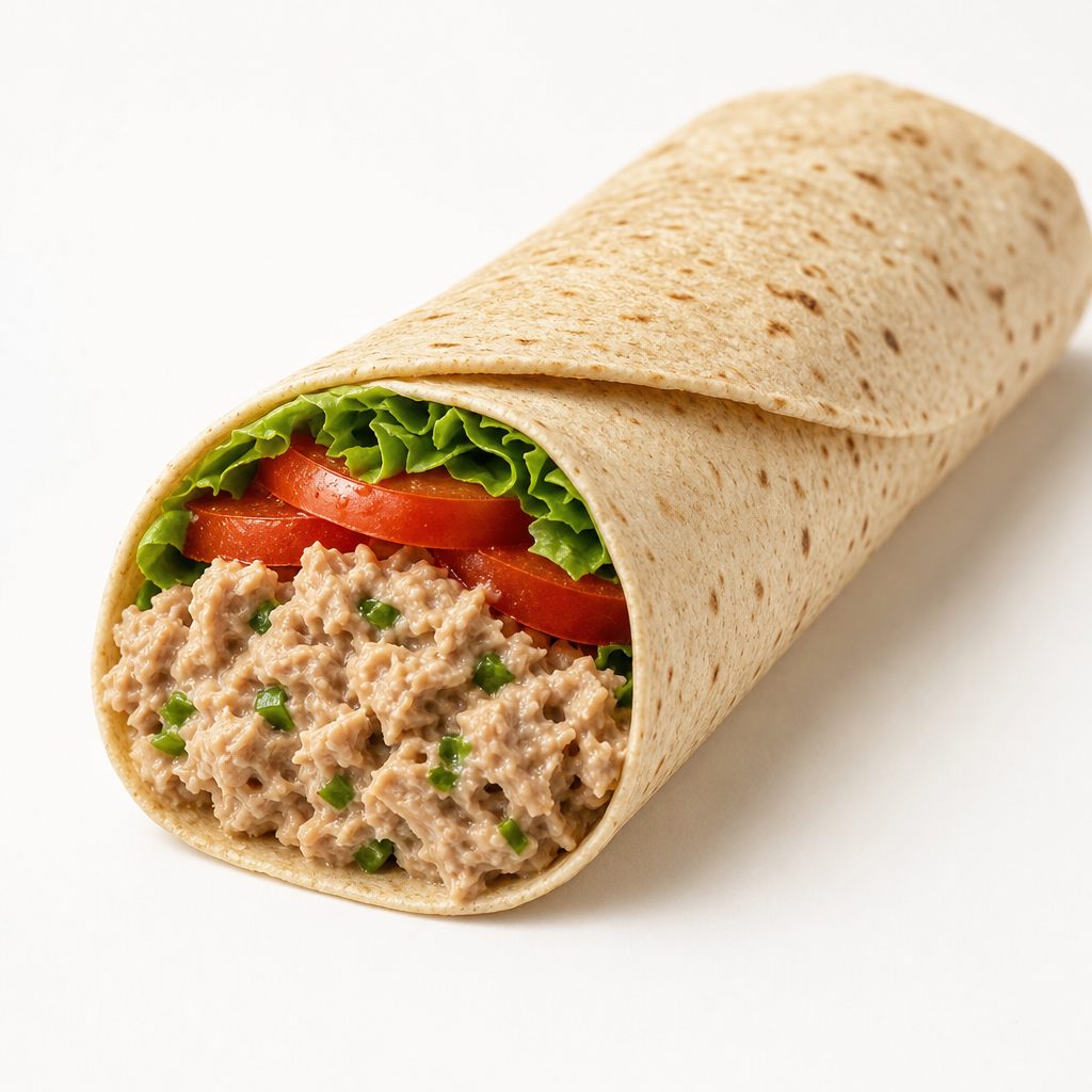 Tuna Salad GF Wrap.