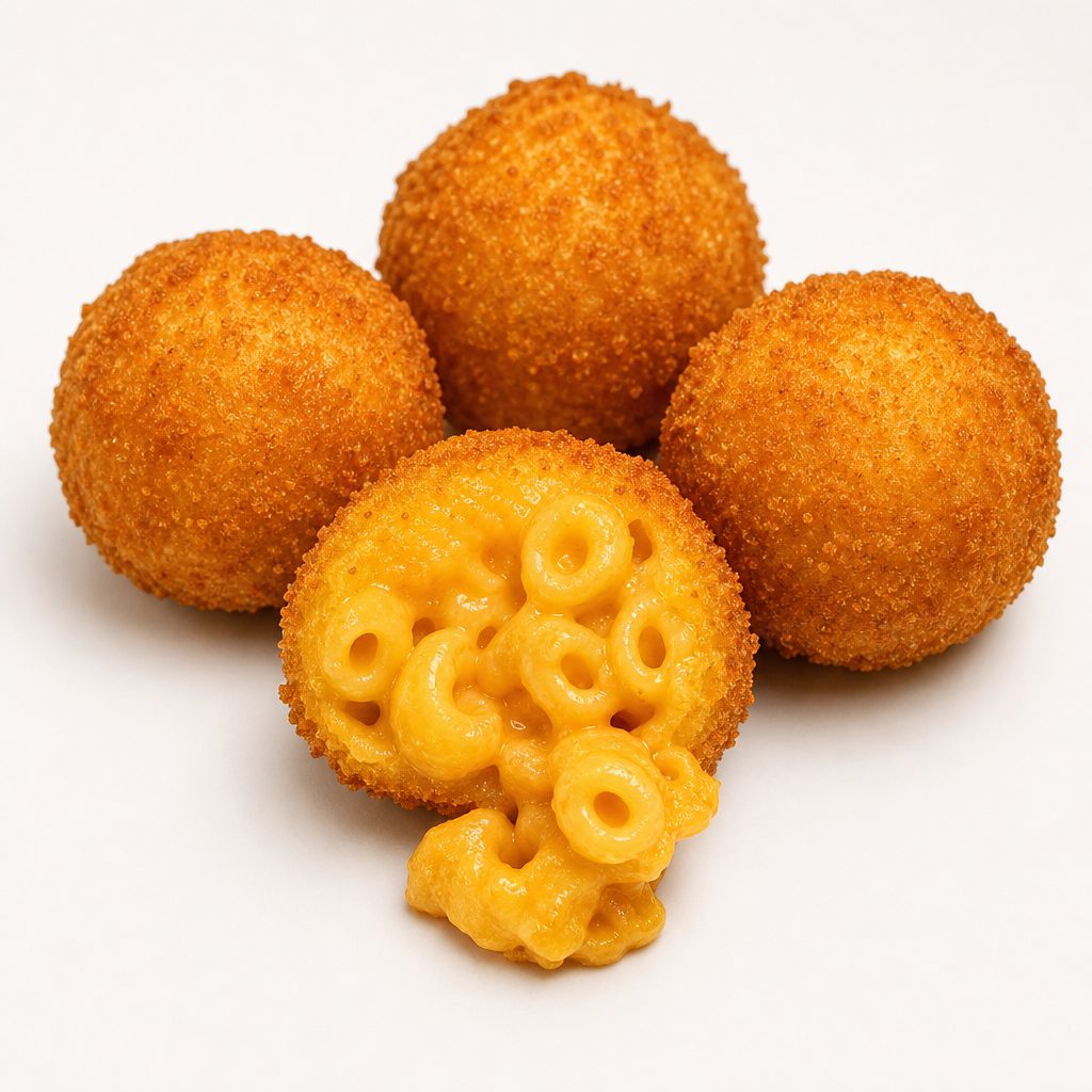 Fried Mac N' Cheese Bites.