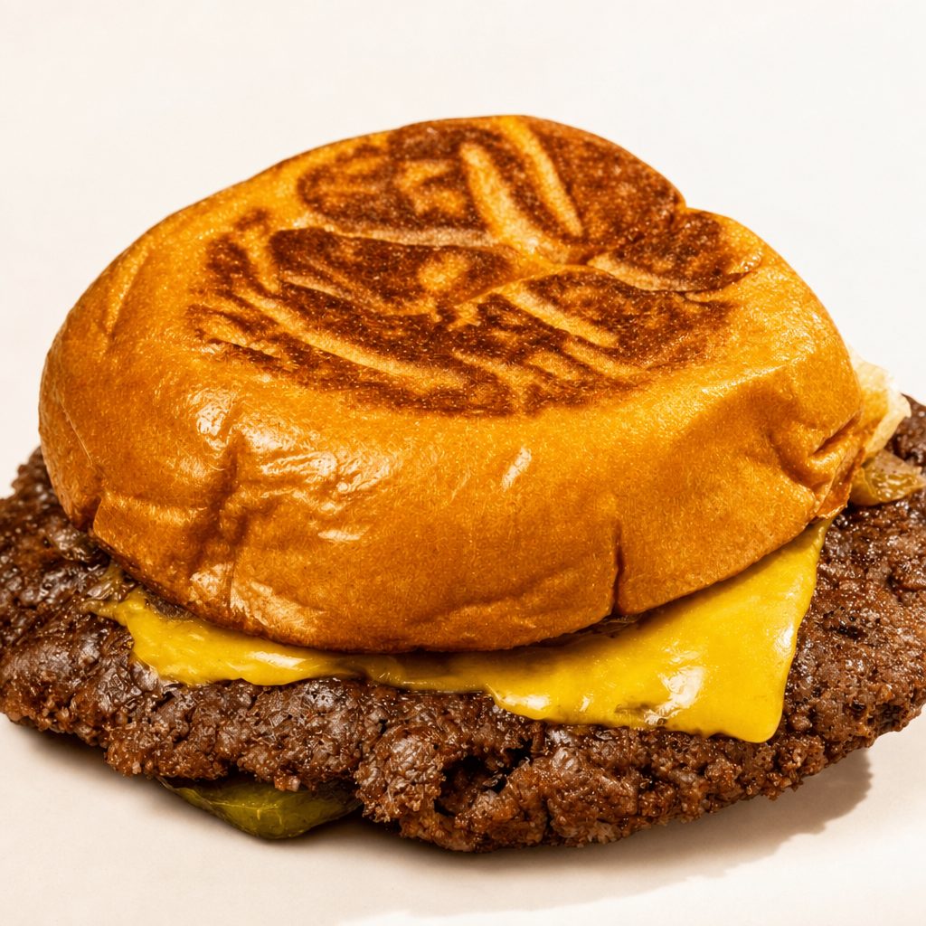 Single Smashed Burger.