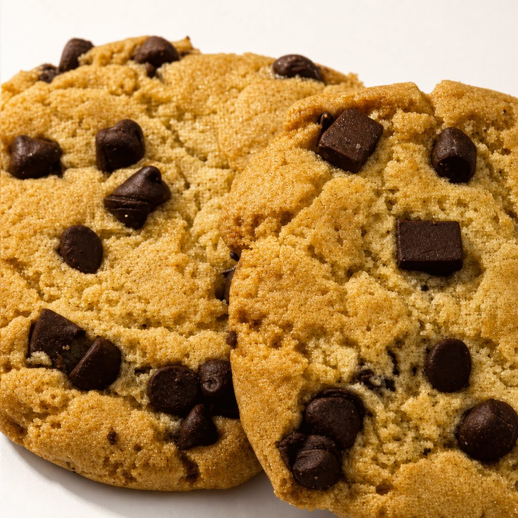 Homemade Large Chocolate Chip Cookie.